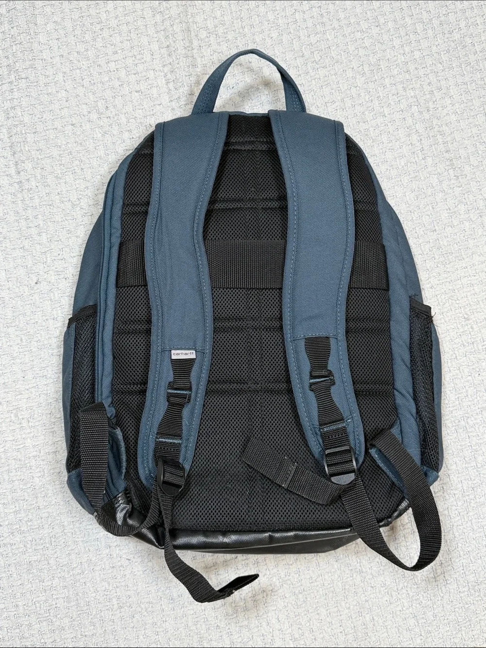 Carhartt 28L Dual-Compartment Backpack Navy Blue Large Travel Bag